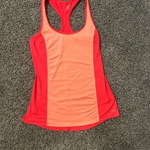 Women's Champion C9 DuoDry Pink and Orange Athletic Racerback Tank Top-Size S